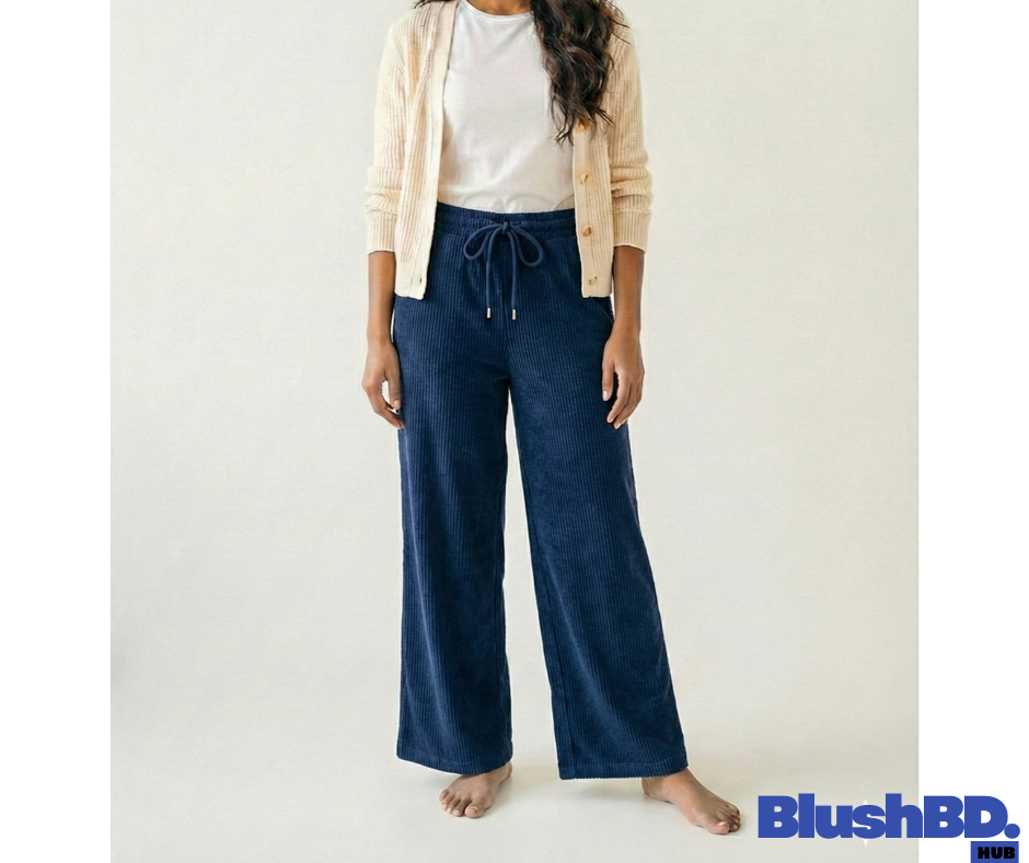 Ladies Baggy Cord Pants – Free Size (Winter Premium Collection) - Image 7