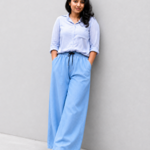 Ladies Baggy Denim Palazzo