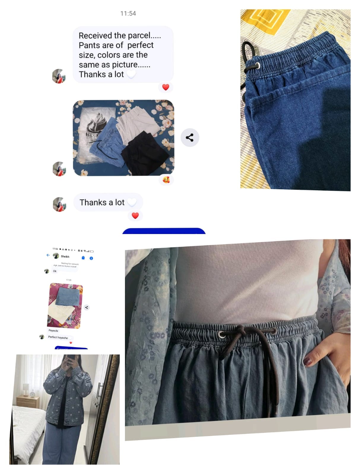 Ladies Baggy Denim Palazzo - Image 10